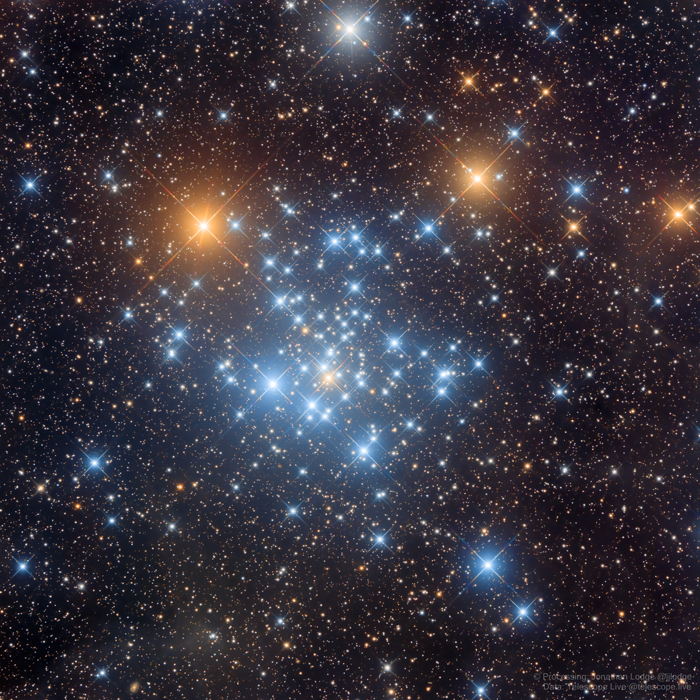 Southern beehive cluster ngc 2516 telescope live